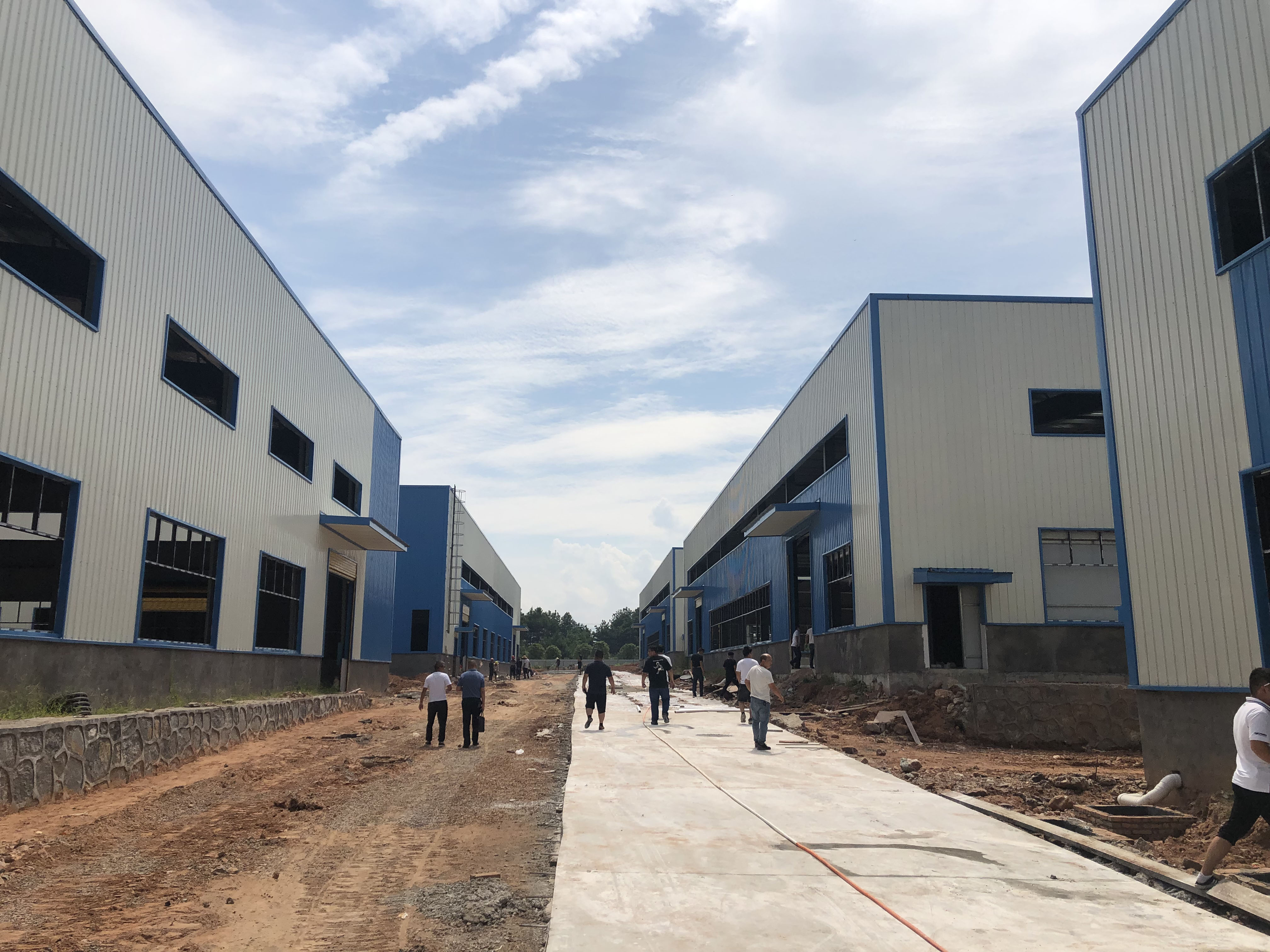 湖南納納產(chǎn)業(yè)家居鋼結構廠房建設工程